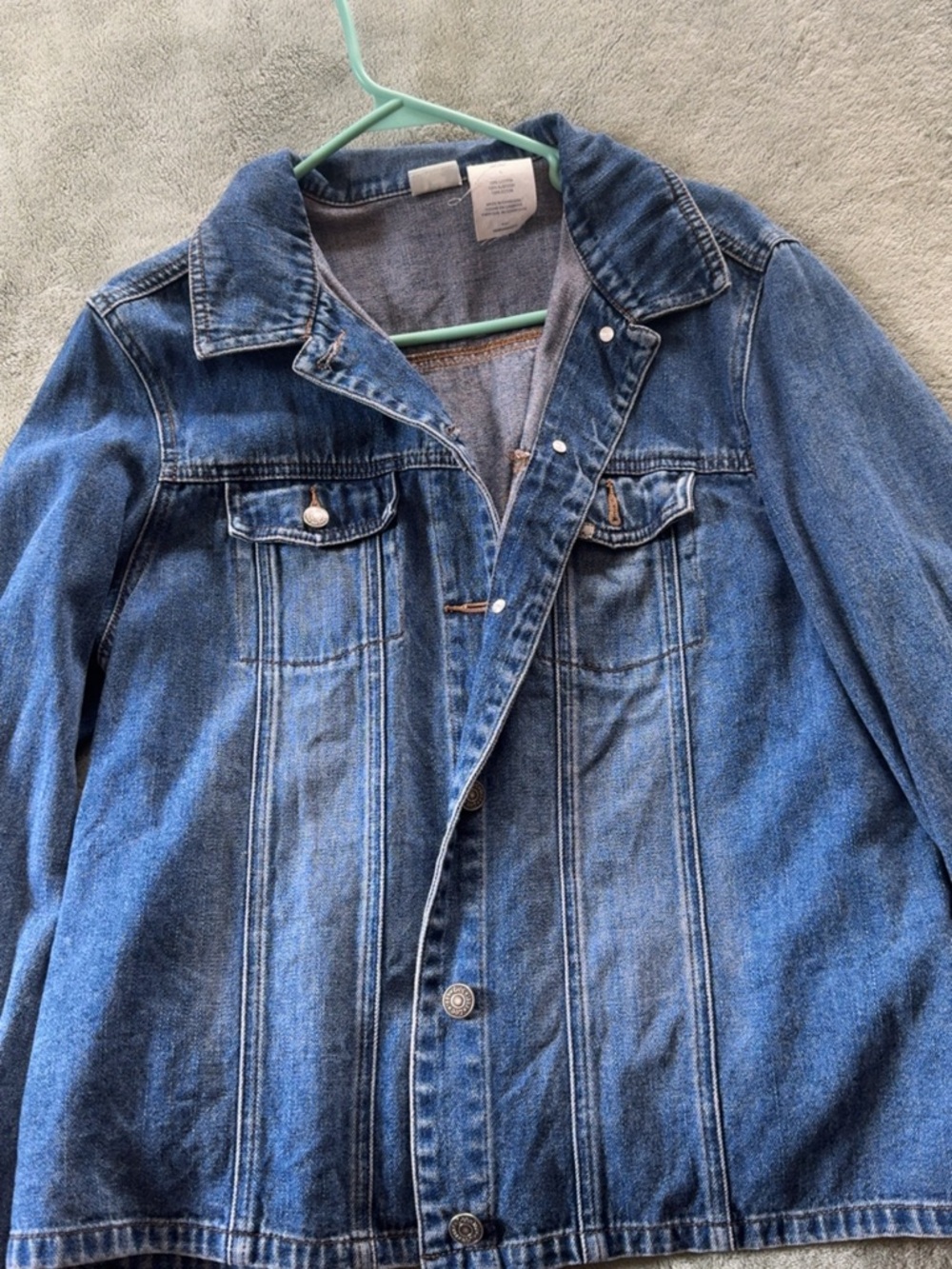 Lee Women's Blue Denim Jacket - Classic Trucker Style